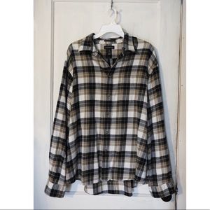🌿 Land’s End Plaid Flannel